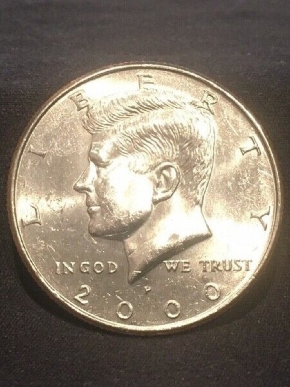 2000 P Kennedy Half Dollar AU circulated Mint State 50c # 206509967688